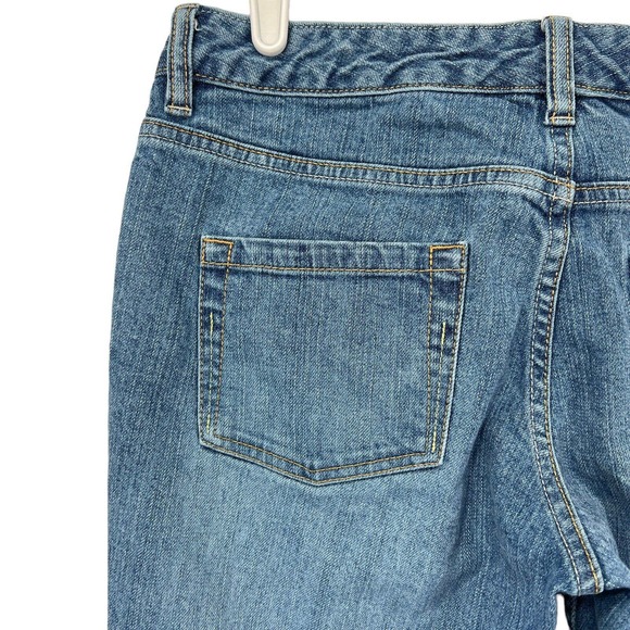ROUTE 66 Women's Low Rise Boot Cut Blue Denim Jeans Size 6 Average (W29"xL31") - Picture 6 of 11